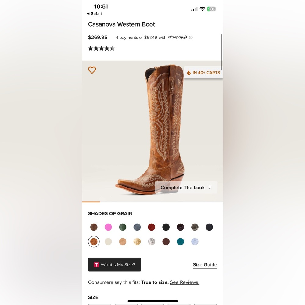 Ariat Casanova Cowgirl Boots